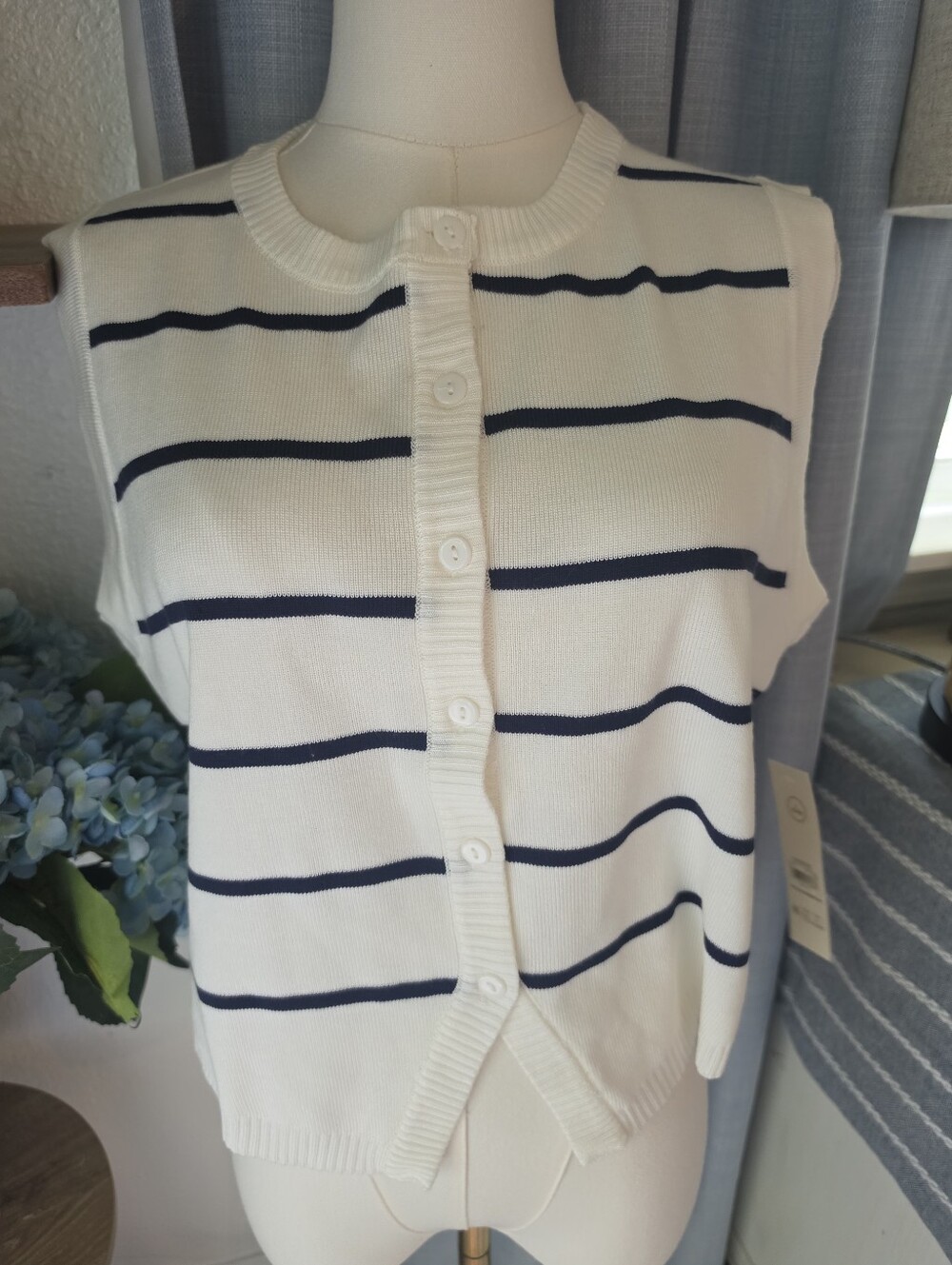 NWT Striped Vest Top - Picture 1 of 5
